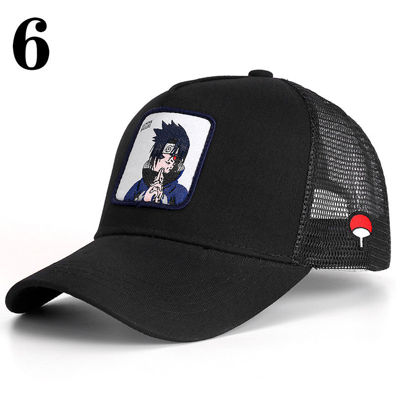 New Naruto Dragon Ball DRAGONBALL Mesh Cap Cartoon Mesh Cap Men And Women Baseball Cap Fashion Patch Trucker Cap