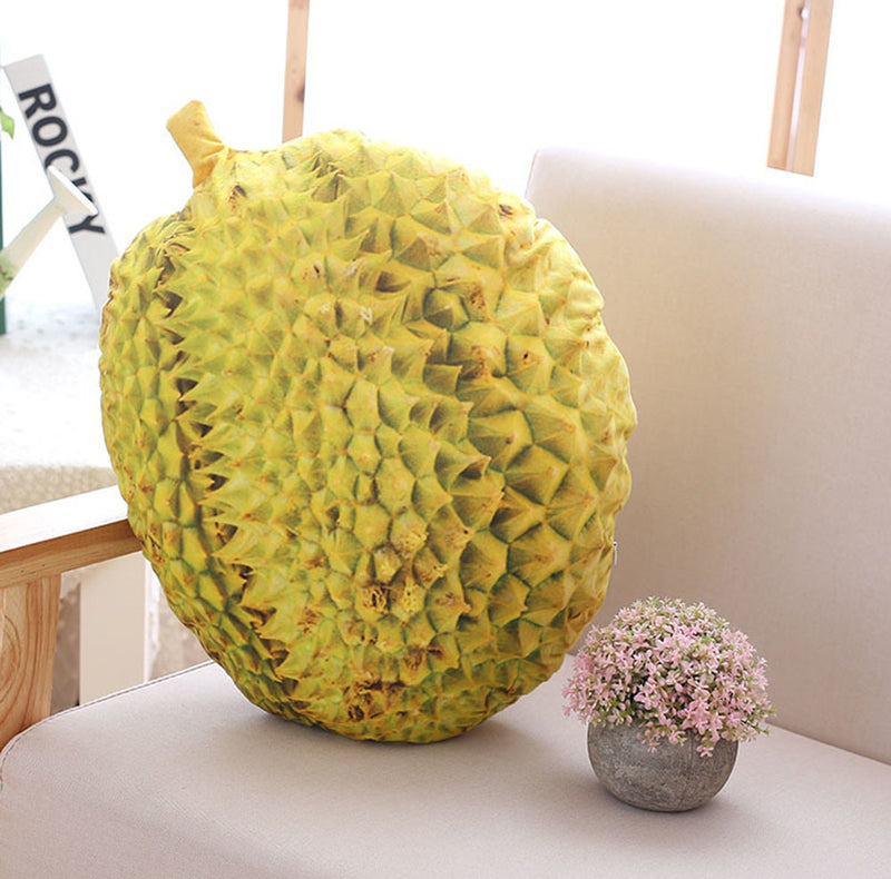 3D Simulation Durian Soft Plush Pillow Cushion 45cm Creative Fruit Stuffed Toy