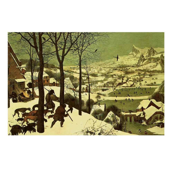 500 Piece Wooden Jigsaw Puzzles Oil Painting Jigsaw Puzzles Toy Casual Games; Snow Mountain