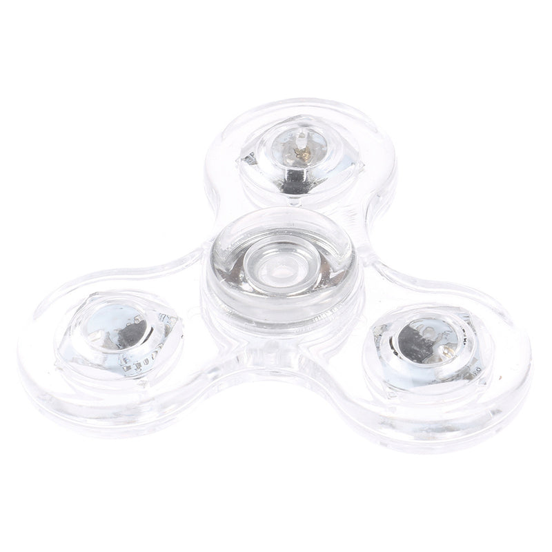 Glowing LED Light Spinner Hand Top Spinner Glow In The Dark; Fingertip Gyroscope Toy