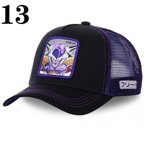 New Naruto Dragon Ball DRAGONBALL Mesh Cap Cartoon Mesh Cap Men And Women Baseball Cap Fashion Patch Trucker Cap