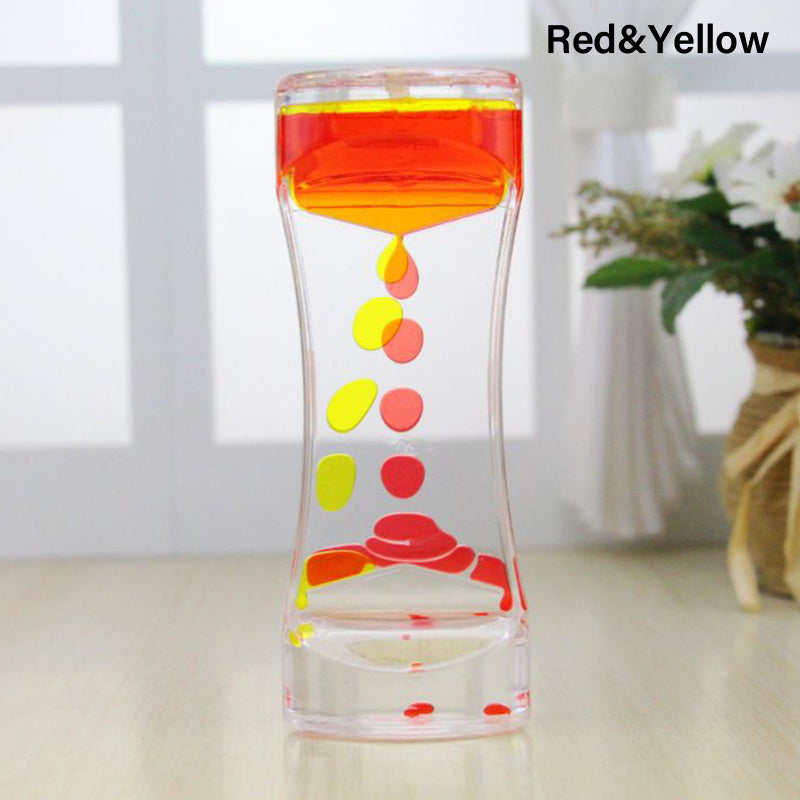 Montessori Educational Toys Hourglass Sensory Visual Stimulation Timer Decompression Toys Water Drop Gift Time Lapse Sensor