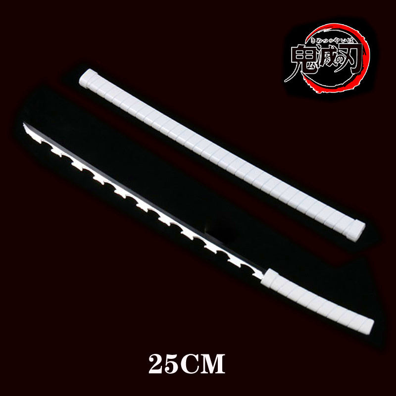 25cm Kimetsu No Yaiba Sword Weapon Demon Killer Tomioka Yoshio Role-playing Sword Anime Ninja Sword PU Weapon Props