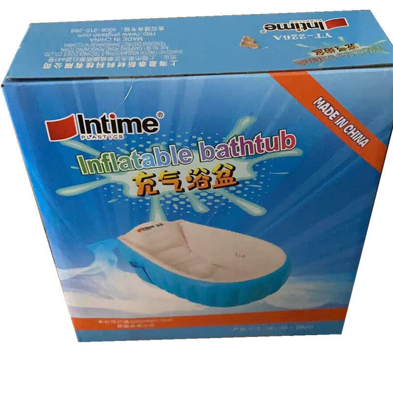 Baby Inflatable Bathtub; Portable Toddler Bathtub Baby Bath Tub Foldable Travel Tub with Air Pump