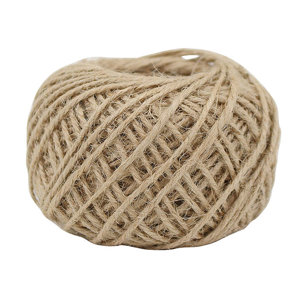 2 Rolls DIY Hemp Rope Twine Thread Decorative Rope (50m/roll), #19