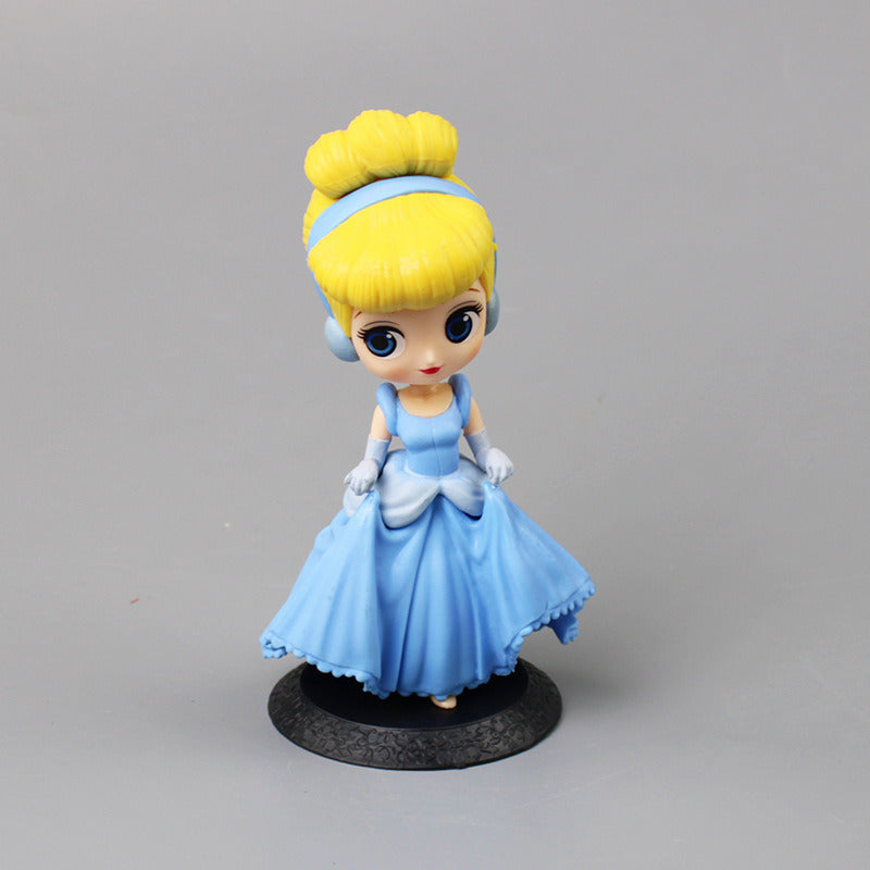 Disney's Hand-Made Frozen Princess Aisha Ann Kawaii Big Eyes Princess Variety Little Beauty Character Action Figure