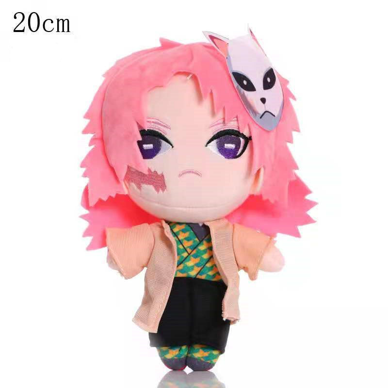 20 Cm Demon Slayer's Blade Plush Toy Kimetsu No Yaiba Kamado Tanjirou Tomioka Giyuu Agatsuma Zenitsu Douma Sabito Plush Doll