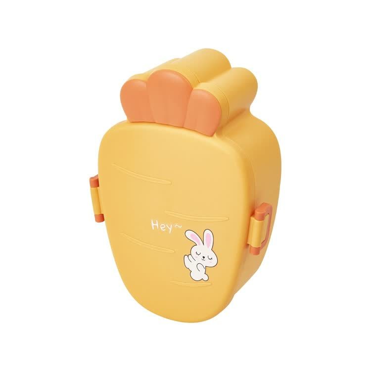 Creative Turnip Shape Lunch Box Cute Kids' Outing Portable Division Complementary Food Box Blush For Young People Lunch Box