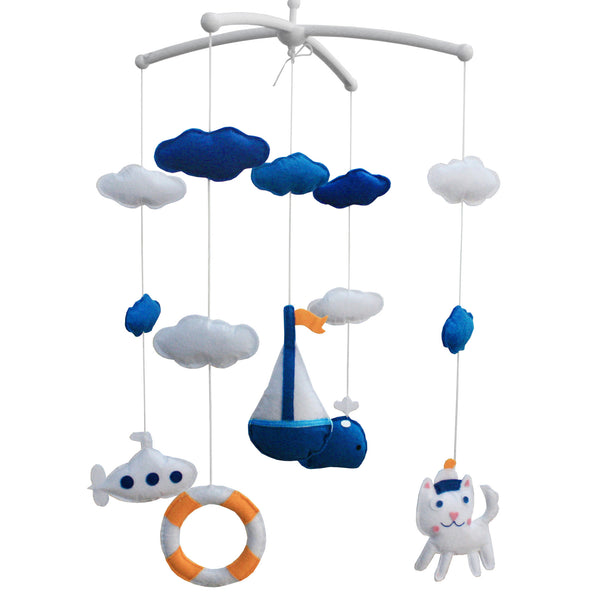 Music Crib Mobile Crib Decorations Handmade Baby Mobile Educational Toy