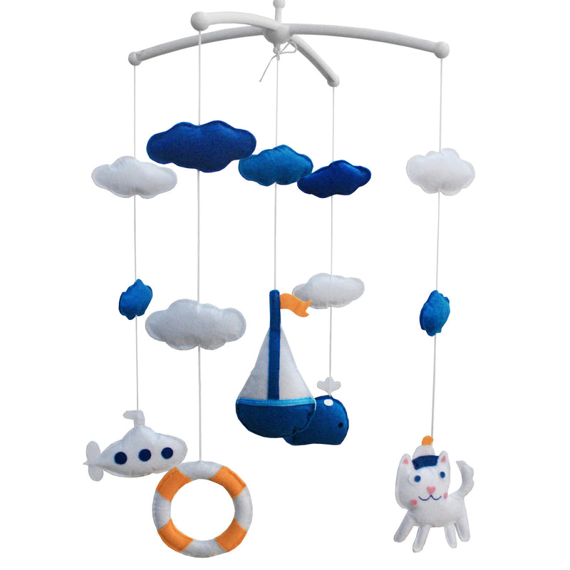 Music Crib Mobile Crib Decorations Handmade Baby Mobile Educational Toy