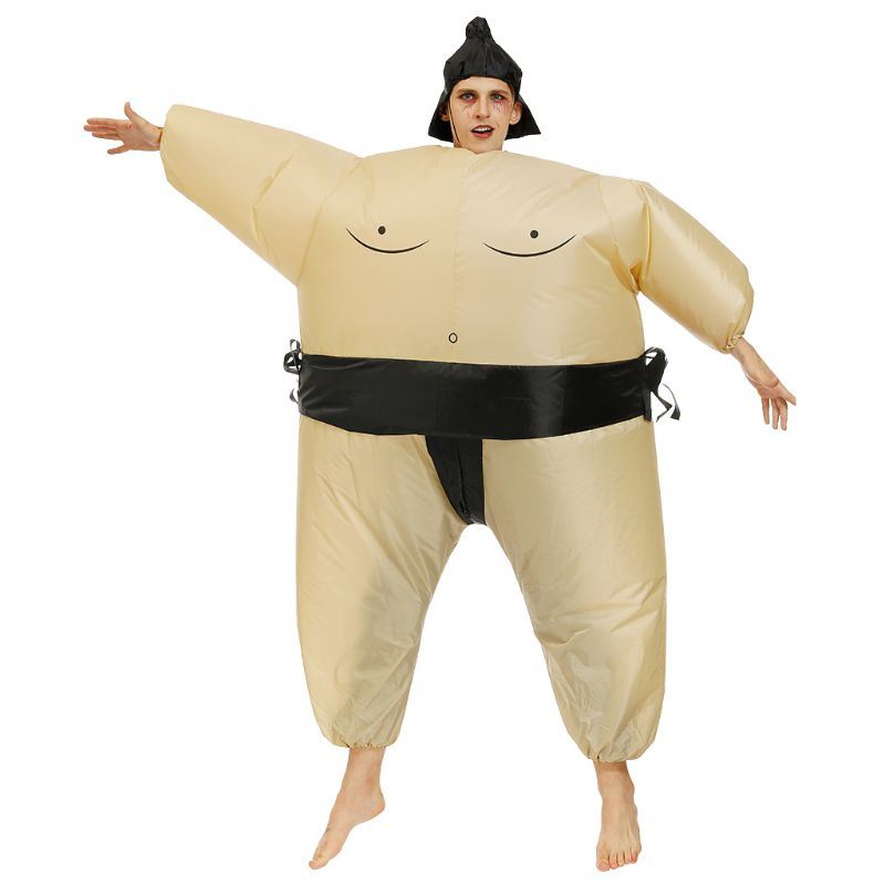 New Drop Shop. Sumo Wrestler Costume Inflatable Suit Blow Up Outfit Cosplay Party Dress for Kid and Adult