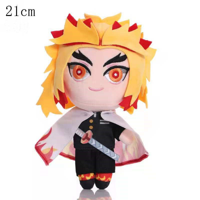 20CM Ghost Slayer's Blade Plush Doll Kawaii Ni Douzi Tanji Lang Xing Shou Lang My Wife Zenyi Plush Toy Children's Birthday Gift