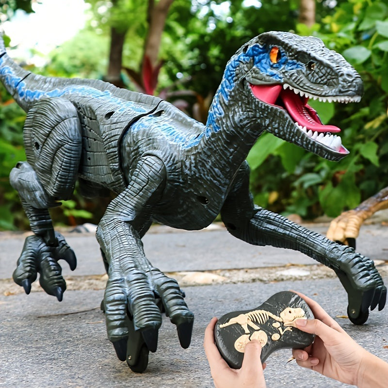 1 Pc Remote Control Dinosaur Toy; Children's Toy Electric Simulation Model