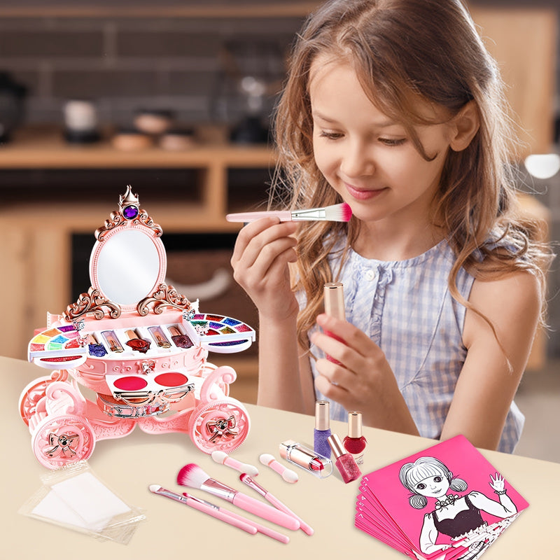 Kids Makeup Toy Kit For Girls; Kid Girl Toys Birthday Gift