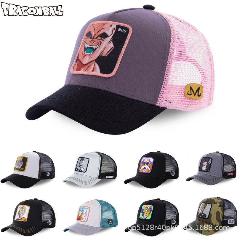 Dragon Ball Naruto 41 All Styles Buckle Back Cotton Baseball Cap Men's Women's Hip Hop Dad Hat Trucker Mesh Cap