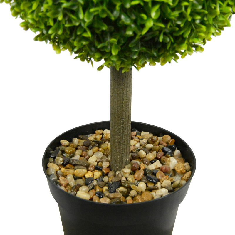 Artificial Tree Topiary Ball  Triple Ball