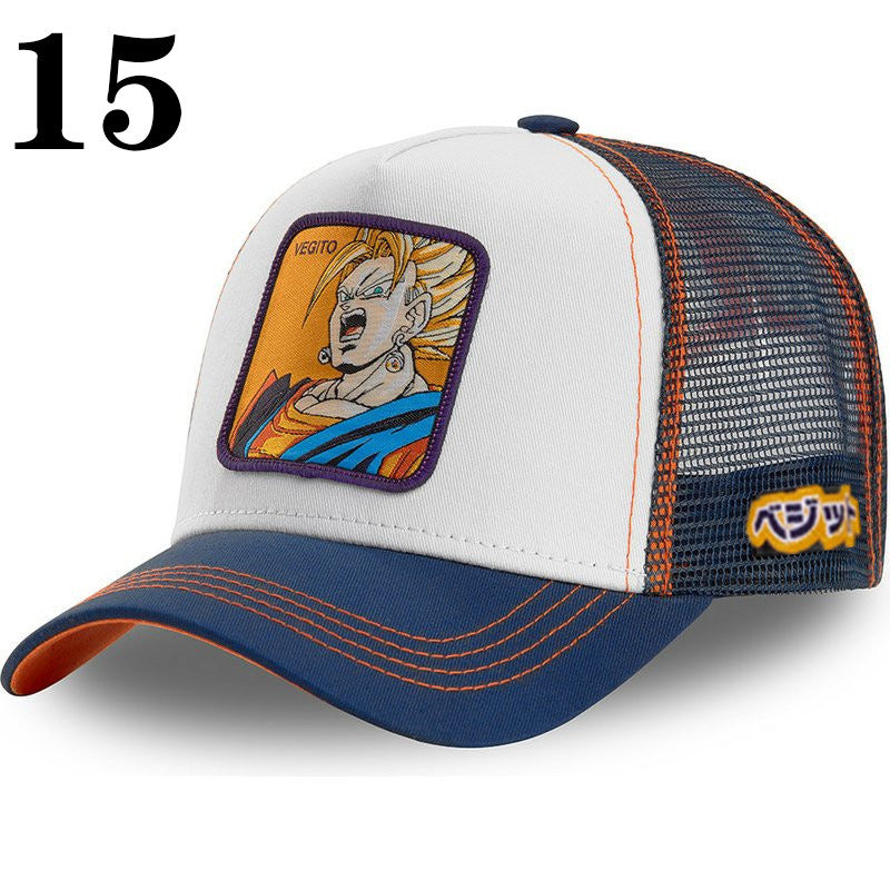 Dragon Ball Naruto 41 All Styles Buckle Back Cotton Baseball Cap Men's Women's Hip Hop Dad Hat Trucker Mesh Cap