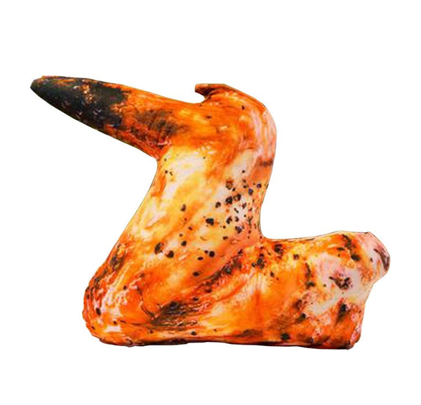 3D Simulation Chicken Wing Pillow Food Shape Back Cushion Plush Stuffed Toy [B]