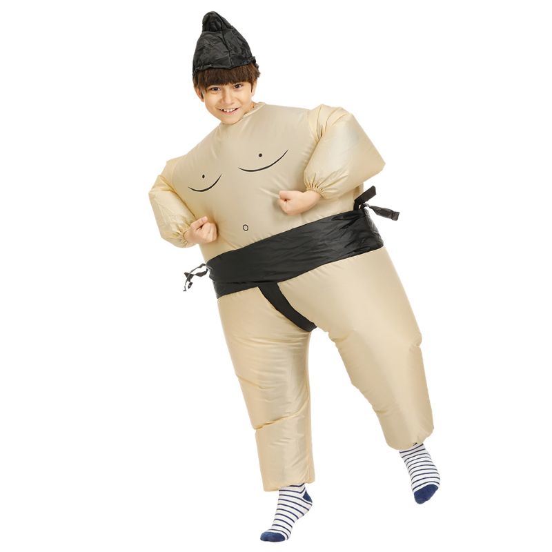 New Drop Shop. Sumo Wrestler Costume Inflatable Suit Blow Up Outfit Cosplay Party Dress for Kid and Adult