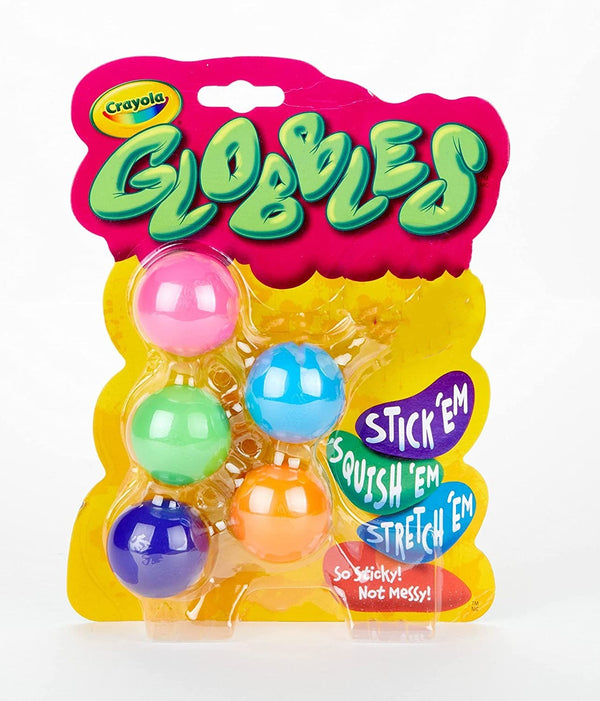 Best Globbles Fidget Toy;  Sticky Fidget Balls;  Squish Gift for Kids;  Assorted Colors;  5pcs Magic happy sticky ball 3pack globbles vent ball strong