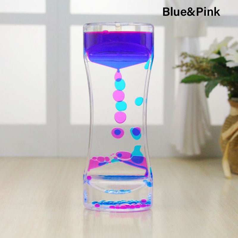 Montessori Educational Toys Hourglass Sensory Visual Stimulation Timer Decompression Toys Water Drop Gift Time Lapse Sensor