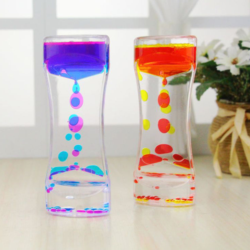 Montessori Educational Toys Hourglass Sensory Visual Stimulation Timer Decompression Toys Water Drop Gift Time Lapse Sensor