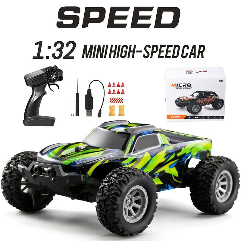 1:32Proportion Remote Control Car; Remote Control Car Max 20 Km/h; 2.4Ghz High-Speed All-terrain Outdoor Electric Toy Car; Boys & Girls Kids Remote Control Car-02