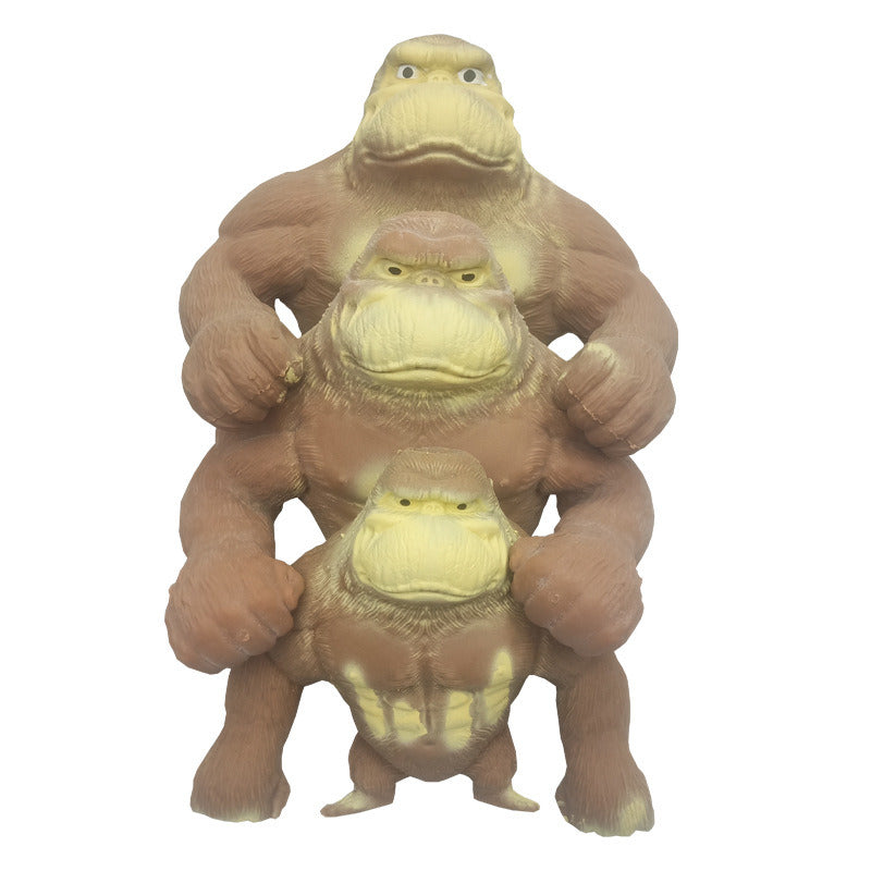 New Big Giant Antistress Orangutan Fidget Toy Squishy Elastic Monkey Funny Gorilla Home Decor Decompression Toy for Kids Gifts