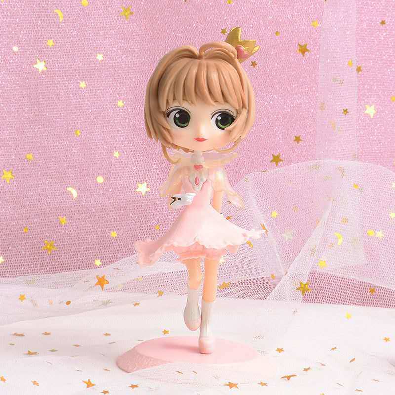 Disney's Hand-Made Frozen Princess Aisha Ann Kawaii Big Eyes Princess Variety Little Beauty Character Action Figure