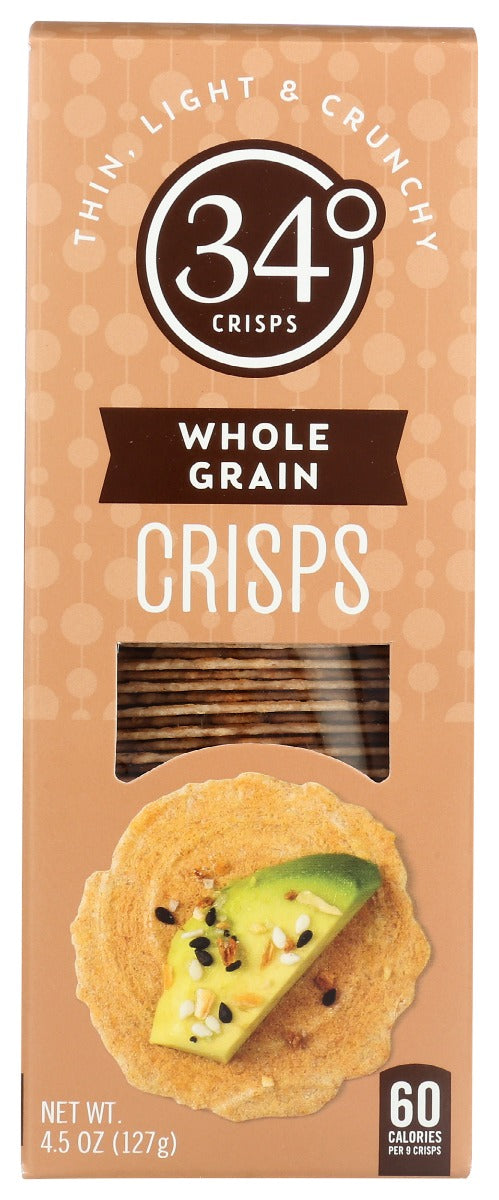 34 DEGREES: Whole Grain Crisps, 4.5 oz