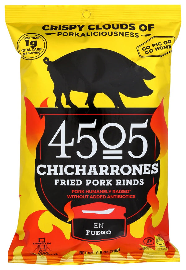 4505 MEATS: Chicharrones En Fuego Gf, 2.5 oz