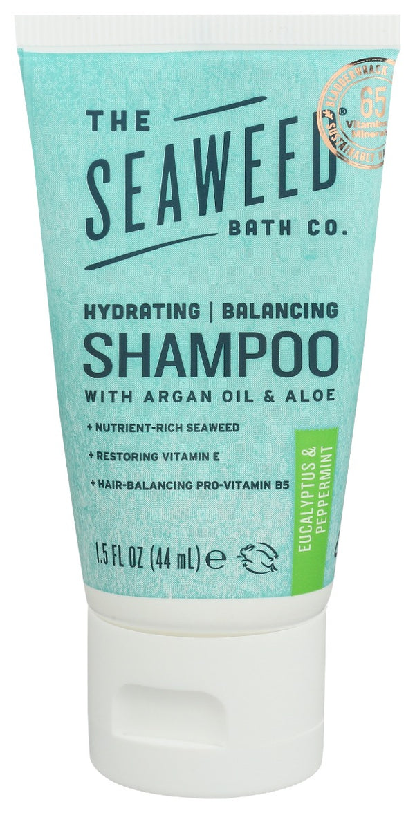 SEAWEED BATH COMPANY: Hydrating Balancing Shampoo Mini Eucalyptus and Peppermint, 1.5 fo